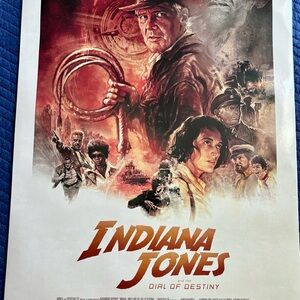 Indiana Jones Dial Of Destiny FINAL Movie Theater Poster Double-Sided 27x40
